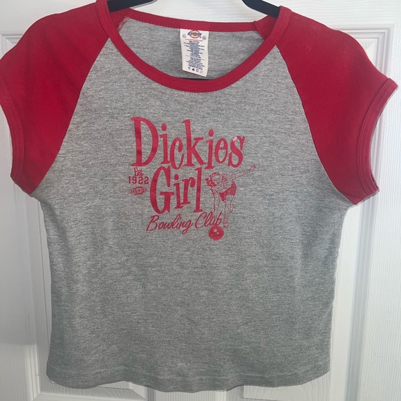 VINTAGE DICKIES GIRL BOWLING CLUB TEE - Picture 2 of 4